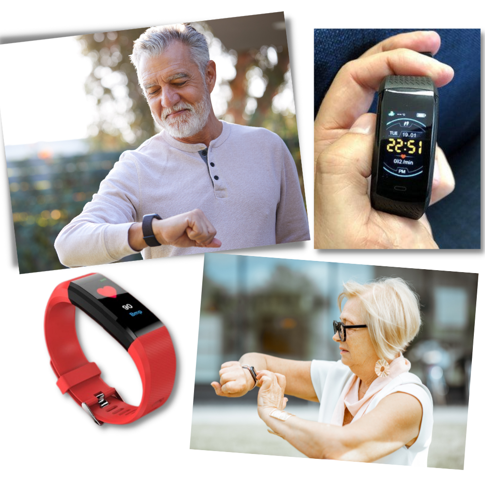 Olvoria | Senior Smartwatch | Heart Rate & Blood Pressure Always in View