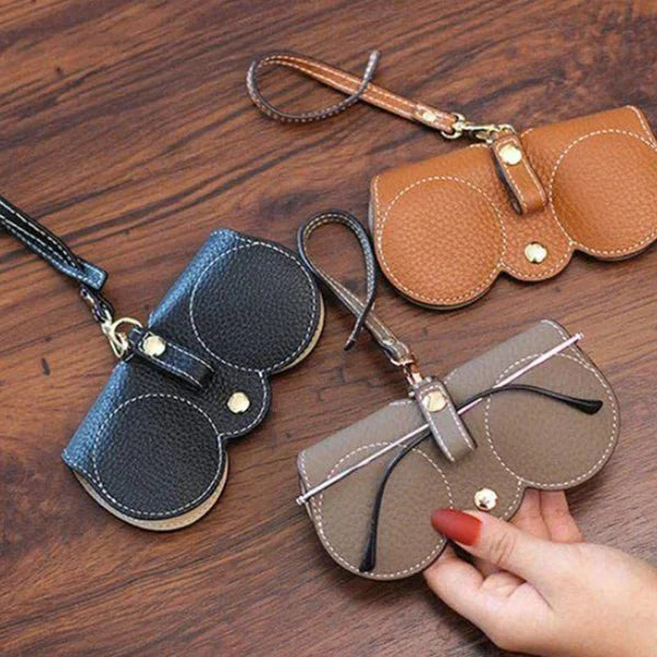 Olvoria | ShadeShield Soft Leather Sunglasses Case