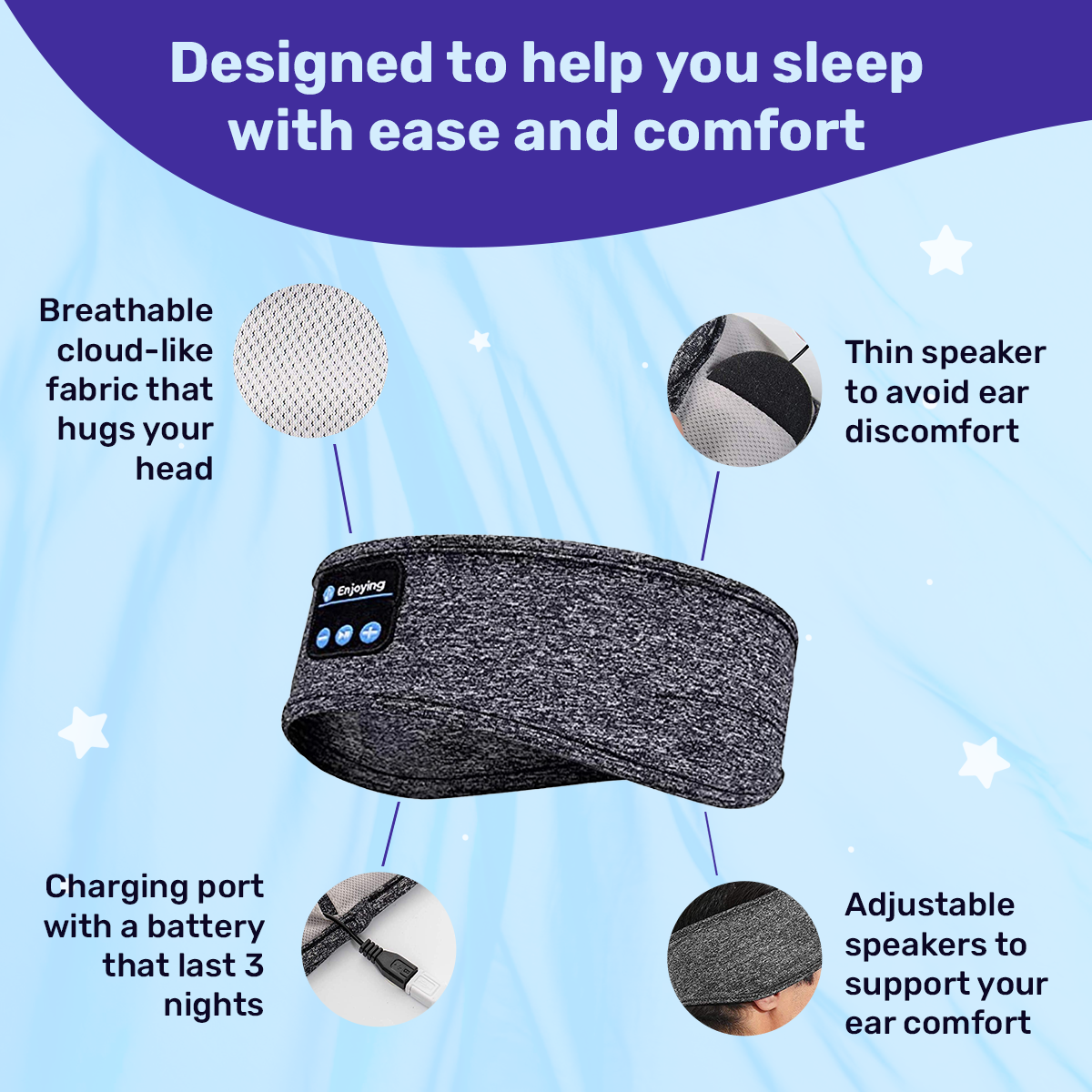 Olvoria - Sleep Headphones