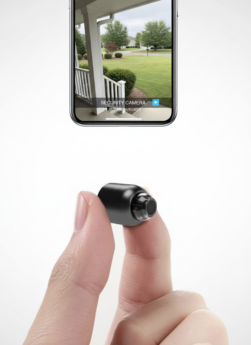 Olvoria | Small WiFi Security Camera Night Vision Security Surveillance Camera
