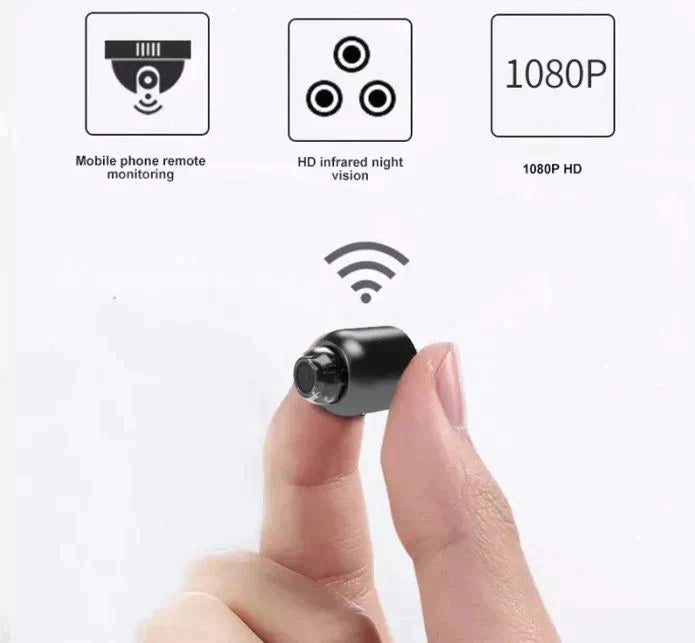 Olvoria | Small WiFi Security Camera Night Vision Security Surveillance Camera