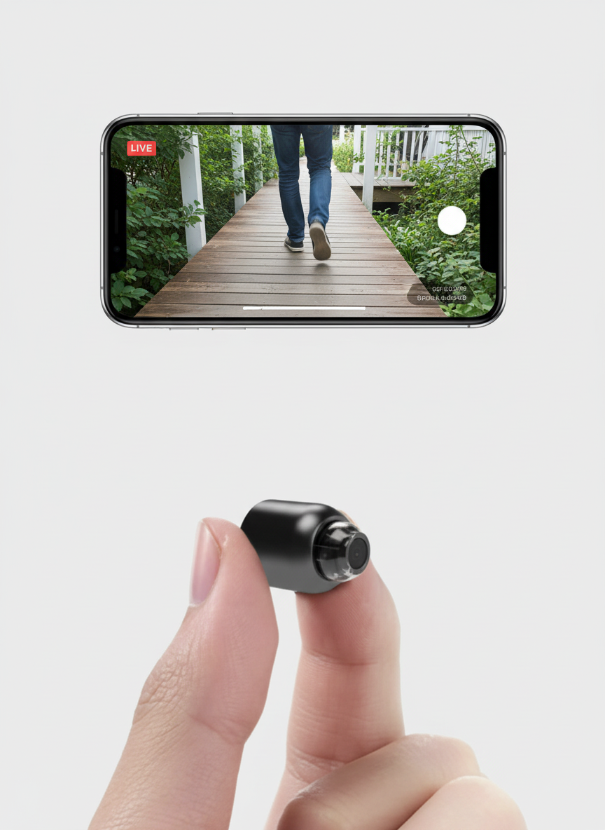 Olvoria | Small WiFi Security Camera Night Vision Security Surveillance Camera