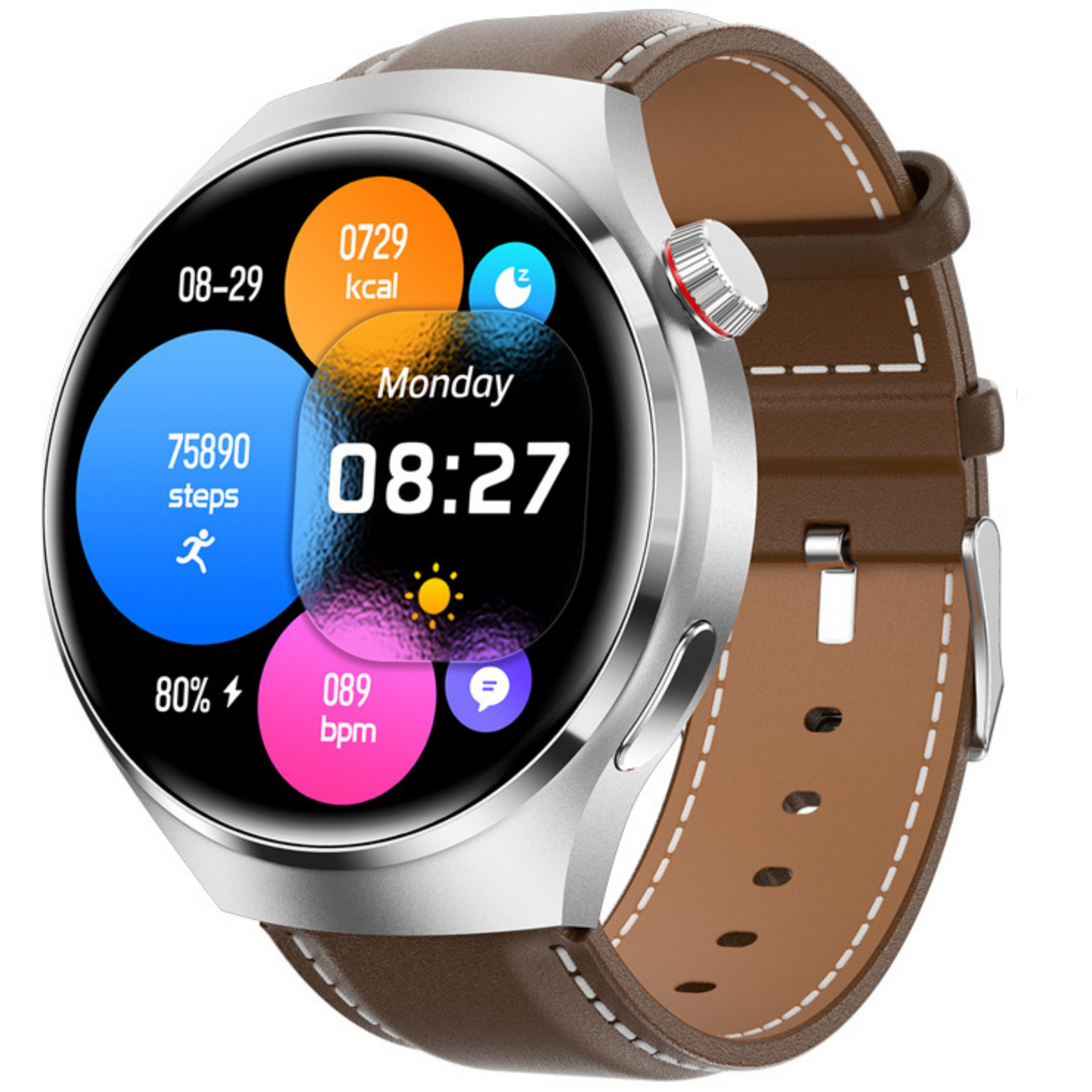Olvoria | Smartwatch: Ideal for Sports, Business & Lifestyle EKG, AMOLED HD, Bluetooth, Heart Rate Limited Edition