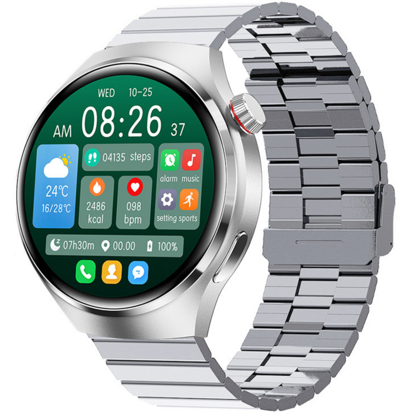 Olvoria | Smartwatch: Ideal for Sports, Business & Lifestyle EKG, AMOLED HD, Bluetooth, Heart Rate Limited Edition