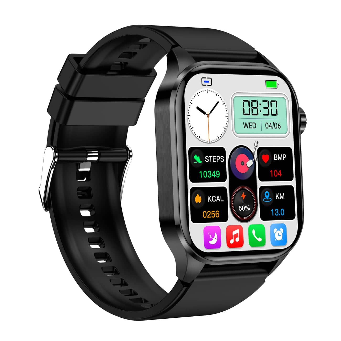 Olvoria | Smartwatch with EKG, Blood Sugar and Blood Pressure Measurement - HealthSync