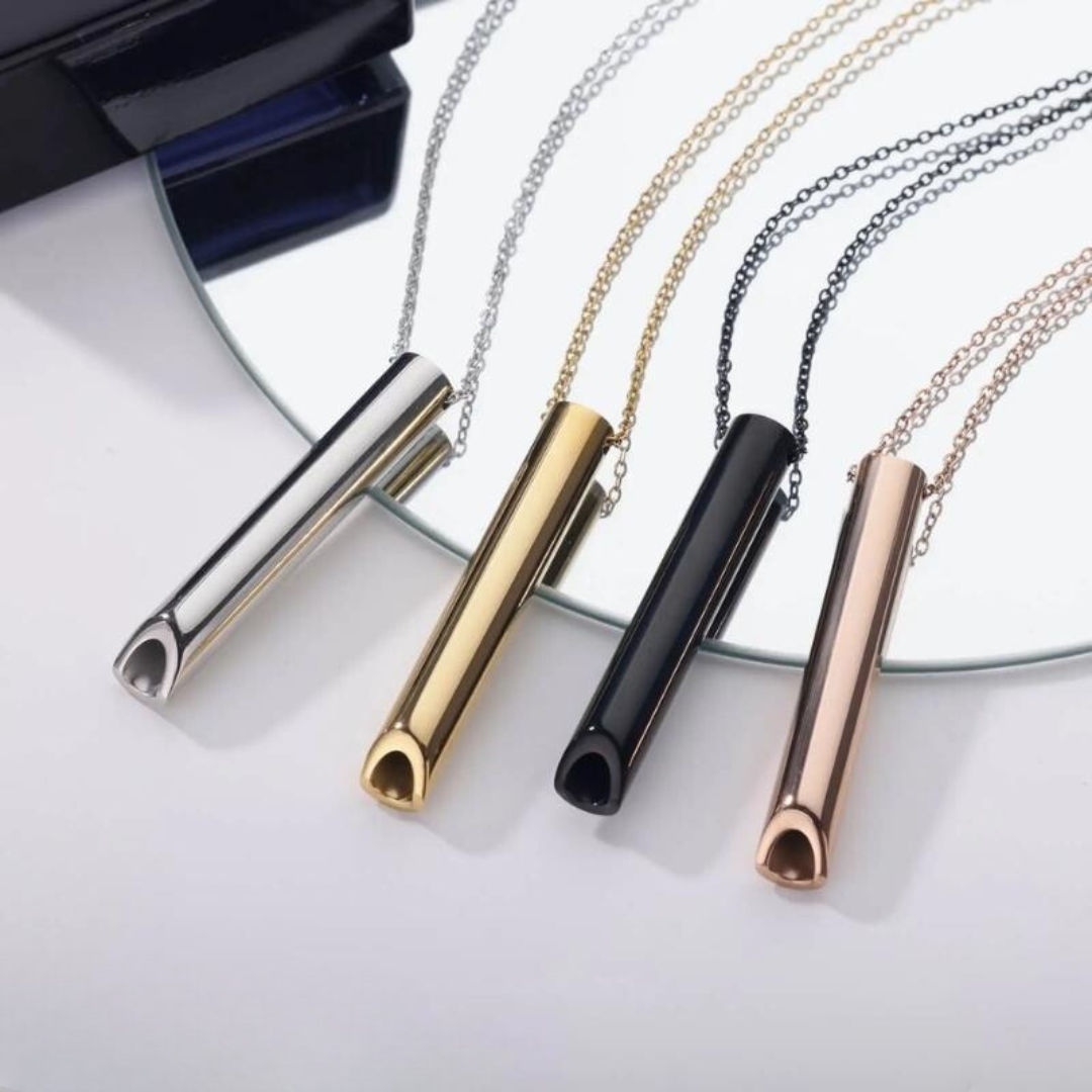 Olvoria | Smoke-free Breathing Aid – Stop Smoking Breathing Necklace without Nicotine