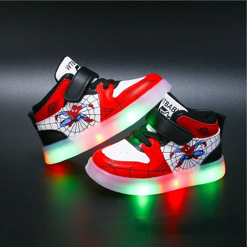 Olvoria - Spiderman Shoes for Kids