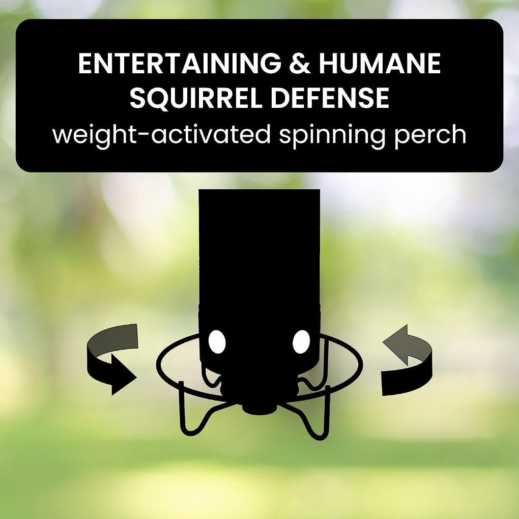 Olvoria | Squirrel-Proof Bird Feeder with Multiple Feeding Ports