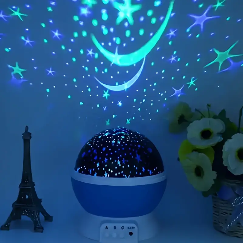 Olvoria | Star Projector Night Light | Soothing Sky Projection with Music