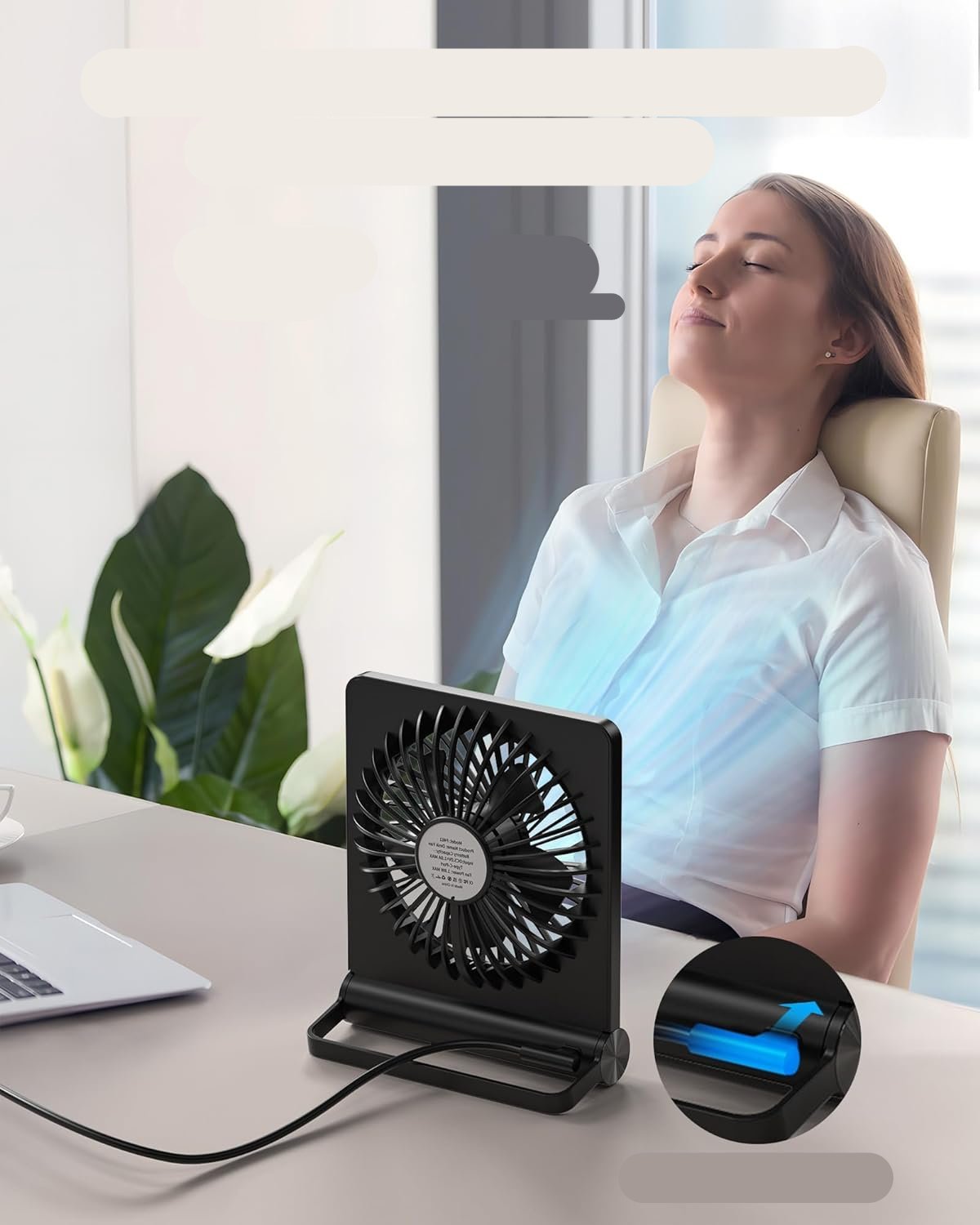 Olvoria | Strong Wind Ultralight Small Table Fan