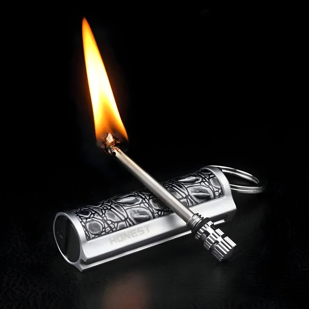 Olvoria | Survival Waterproof Flint Fire Starter Keychain