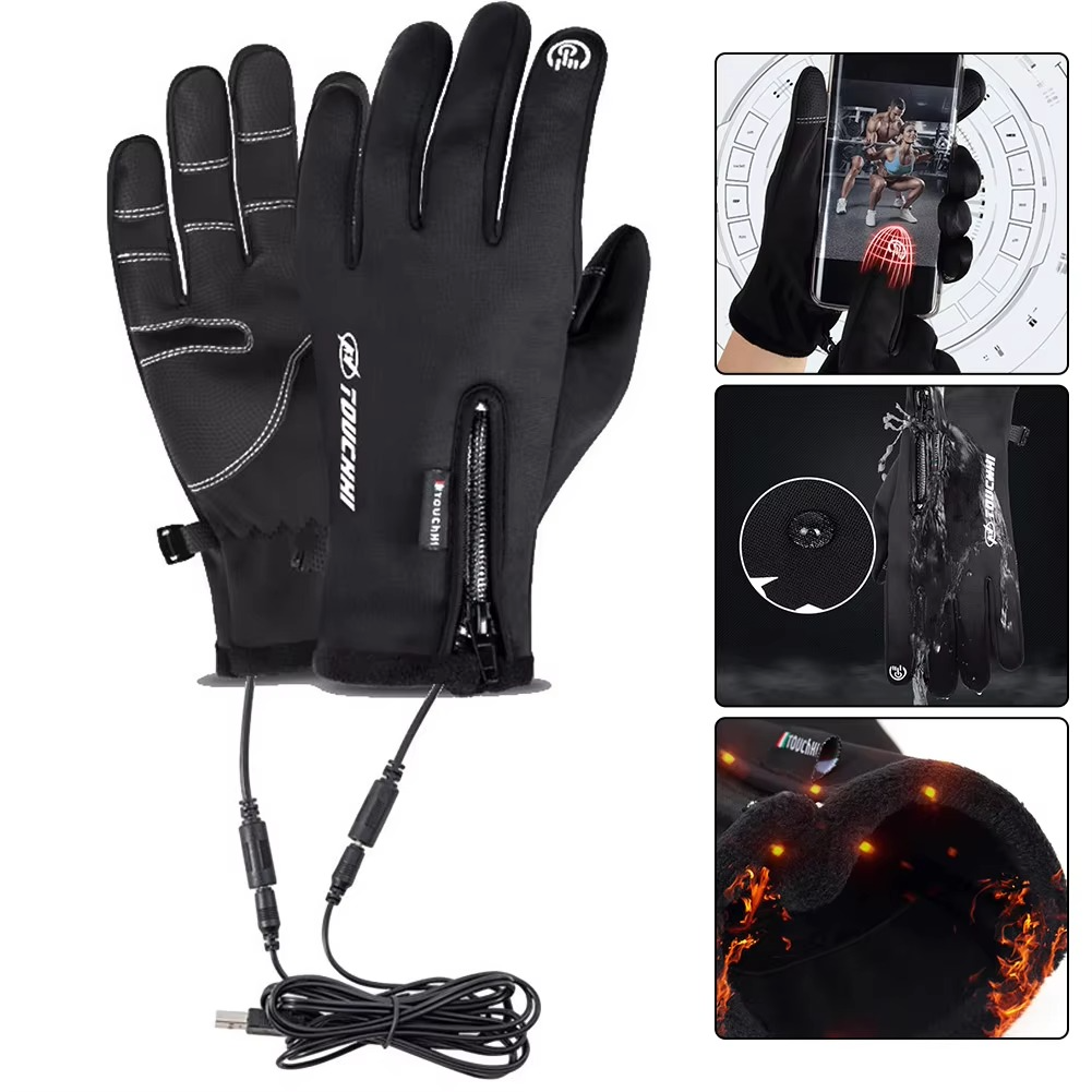 Olvoria | Thermal Gloves Heating, Cycling, Bike, Ski Gloves