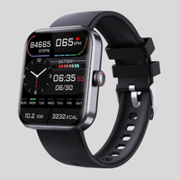 Olvoria | Montre connectée tactile avec moniteur de fréquence cardiaque et tension artérielle