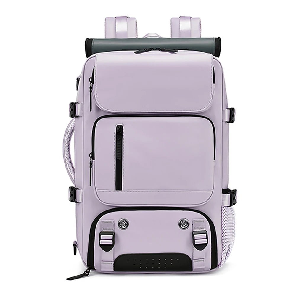 Olvoria | TRAVELMAX Pack – Waterproof Travel Backpack with USB Port, Shoe Compartment & Anti-Theft Pocket
