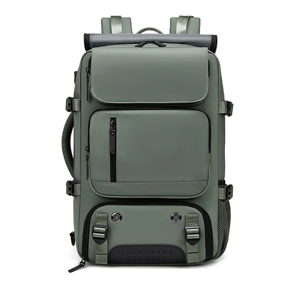 Olvoria | TRAVELMAX Pack – Waterproof Travel Backpack with USB Port, Shoe Compartment & Anti-Theft Pocket