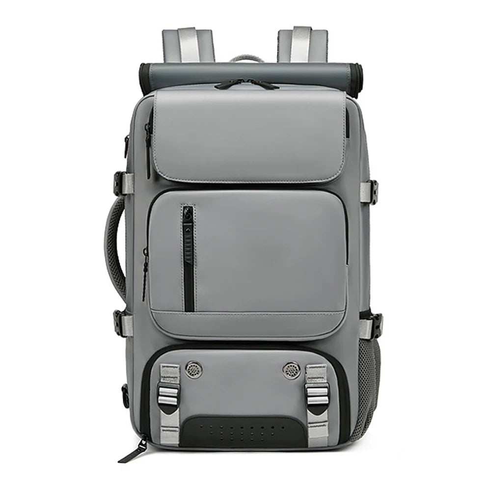 Olvoria | TRAVELMAX Pack – Waterproof Travel Backpack with USB Port, Shoe Compartment & Anti-Theft Pocket
