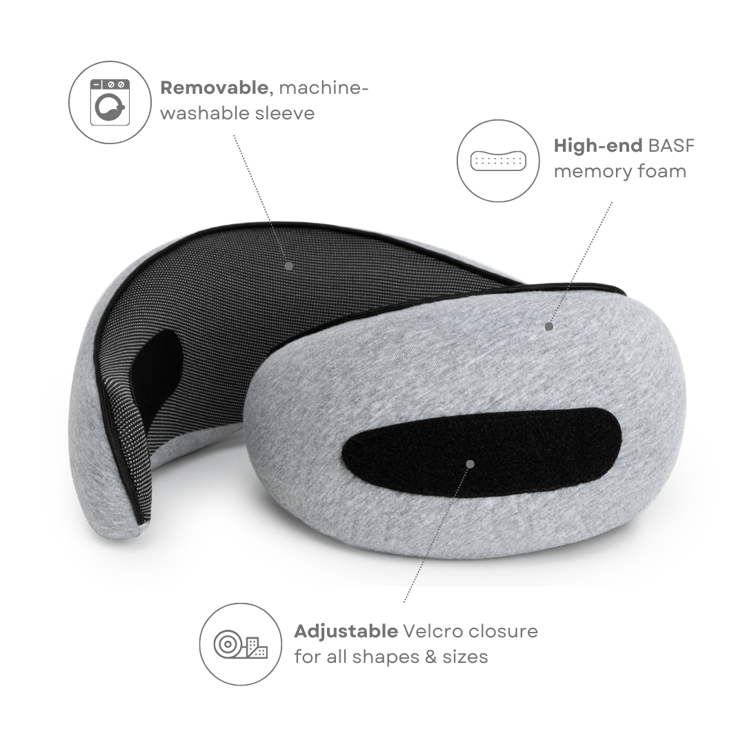 Olvoria | TRAVELNEST – Ergonomic Travel Pillow for Neck Support