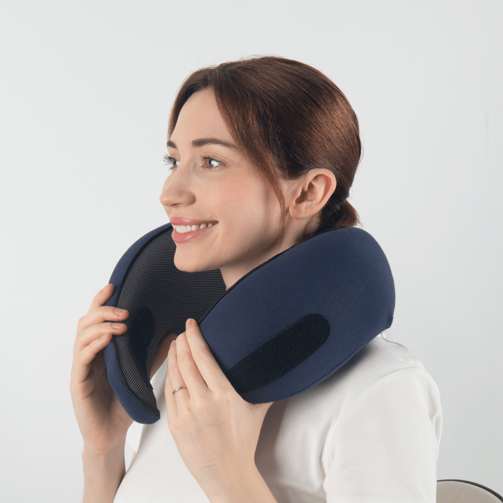 Olvoria | TRAVELNEST – Ergonomic Travel Pillow for Neck Support