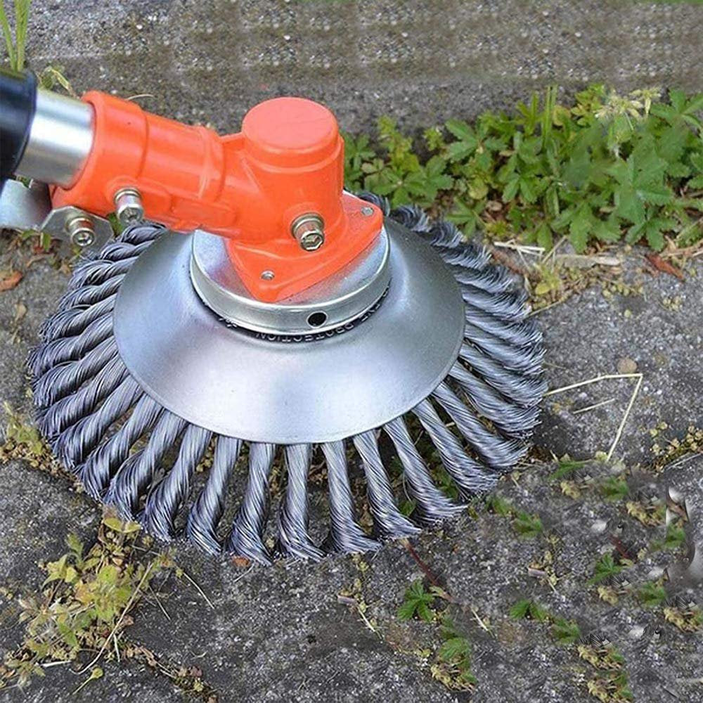 Olvoria | Trimmer Weed Brush | Twisted Steel Wire Cutter