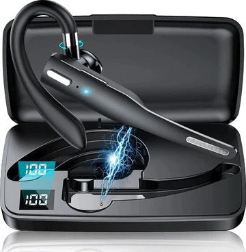 Olvoria | Trucker Dual Mic Wireless Bluetooth 5.1 Noise-Cancelling Headset/Earpiece