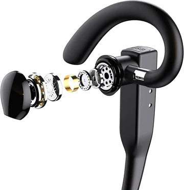 Olvoria | Trucker Dual Mic Wireless Bluetooth 5.1 Noise-Cancelling Headset/Earpiece