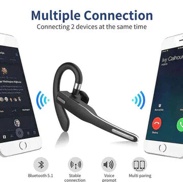 Olvoria | Trucker Dual Mic Wireless Bluetooth 5.1 Noise-Cancelling Headset/Earpiece