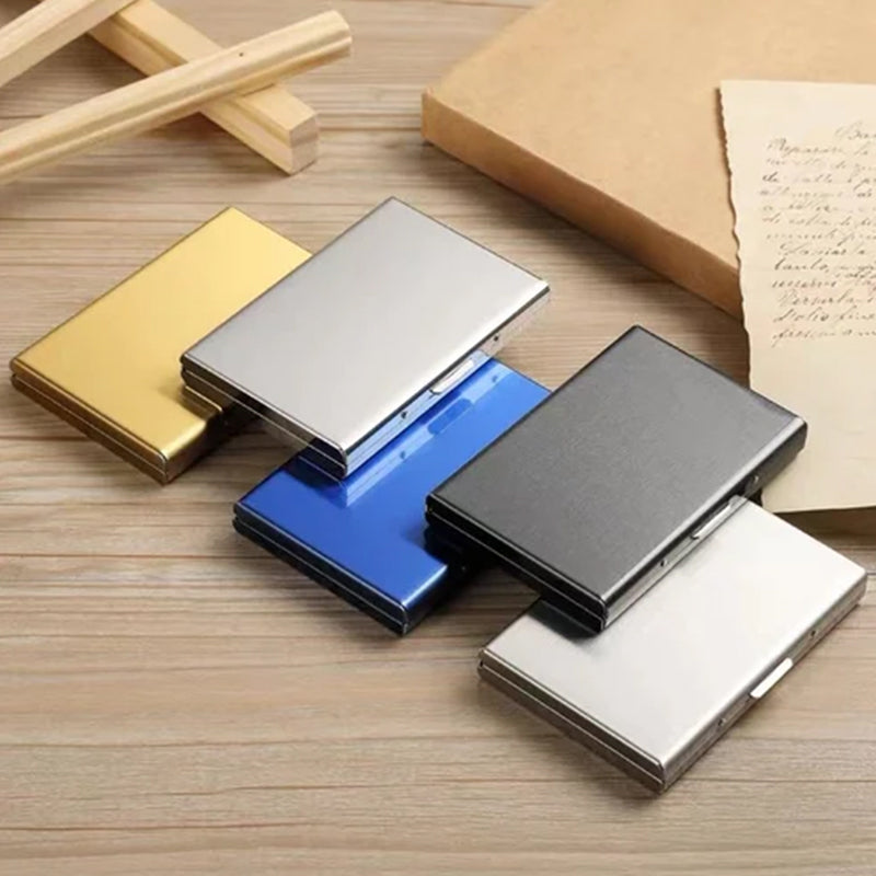 Olvoria | Ultra-Slim Card Holder with Theft and Demagnetization Protection