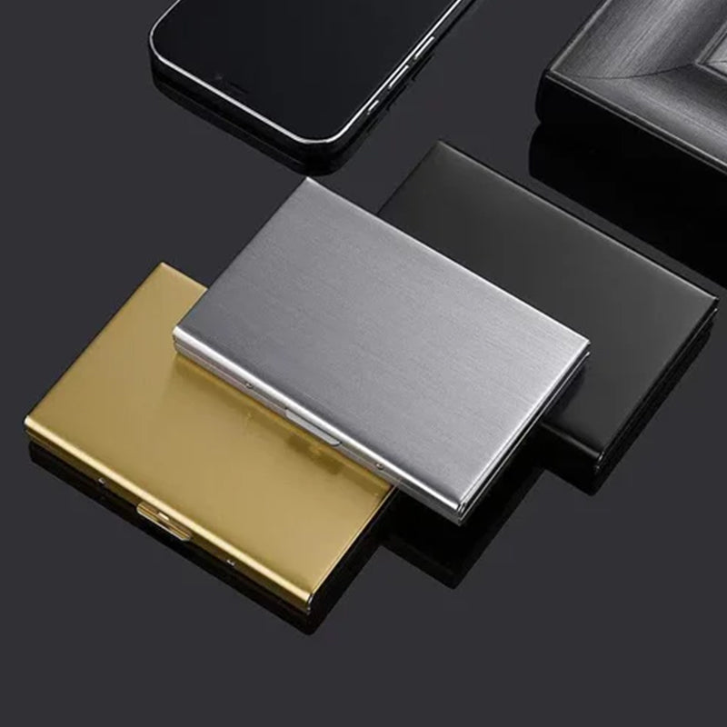 Olvoria | Ultra-Slim Card Holder with Theft and Demagnetization Protection