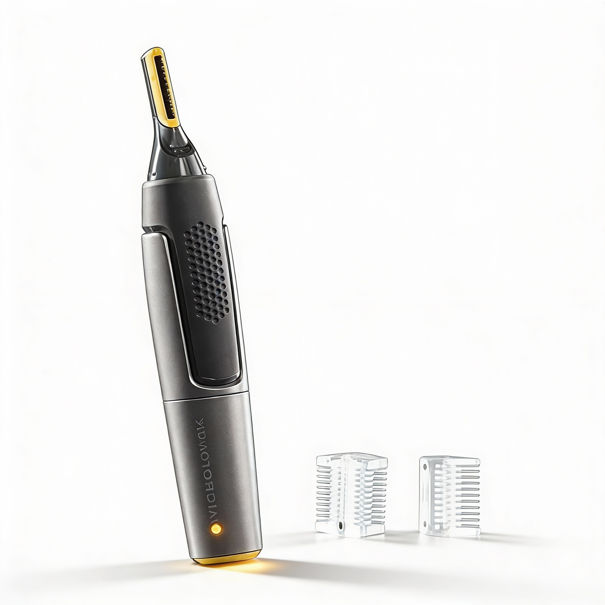 Olvoria | Ultra-Thin Precision Trimmer | Micro-Oscillation Blades | Titanium Stainless Steel Technology | Integrated LED Lighting | Ergonomic Design