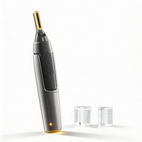 Olvoria | Tondeuse de précision ultra-fine | Lames à micro-oscillation | Technologie acier inoxydable au titane | Éclairage LED intégré | Design ergonomique