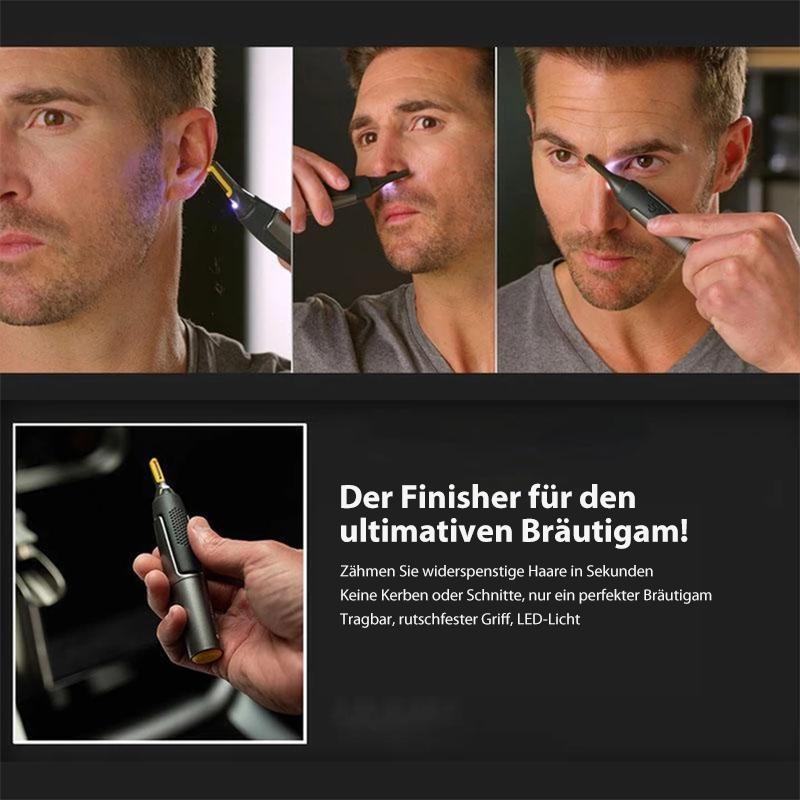Olvoria | Ultra-Thin Precision Trimmer | Micro-Oscillation Blades | Titanium Stainless Steel Technology | Integrated LED Lighting | Ergonomic Design