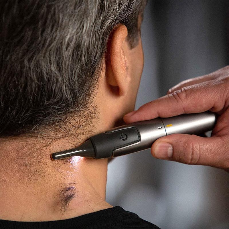 Olvoria | Ultra-Thin Precision Trimmer | Micro-Oscillation Blades | Titanium Stainless Steel Technology | Integrated LED Lighting | Ergonomic Design