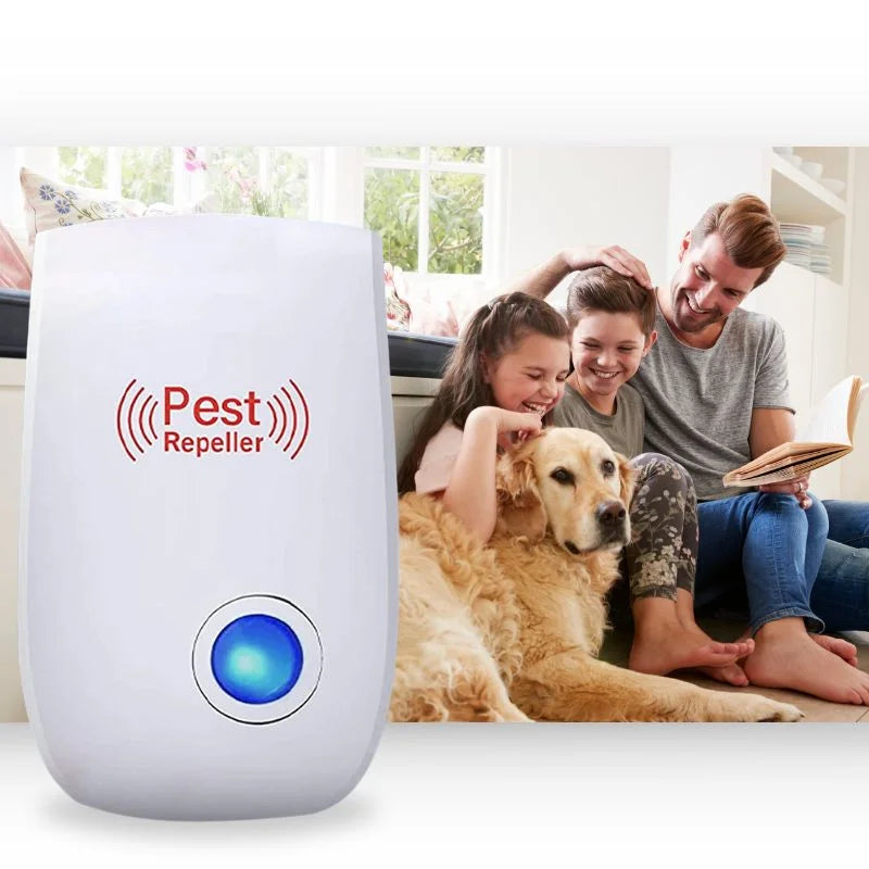 Olvoria | Ultrasonic Mouse Repeller – Odorless Pest Control Safe for Children & Pets