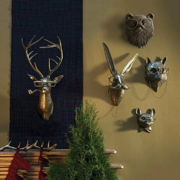 Olvoria | Unique Animal Head Wall Decoration for Home