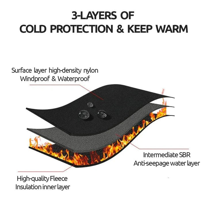 Olvoria | Unisex Heated Thermal Gloves for Winter Outdoor Activities