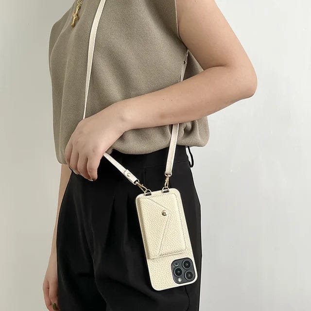 Olvoria | Unisex Phone Pouch with Wallet and Strap