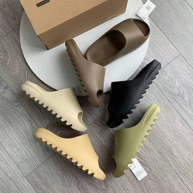 Olvoria | Unisex Slides with Textured Sole