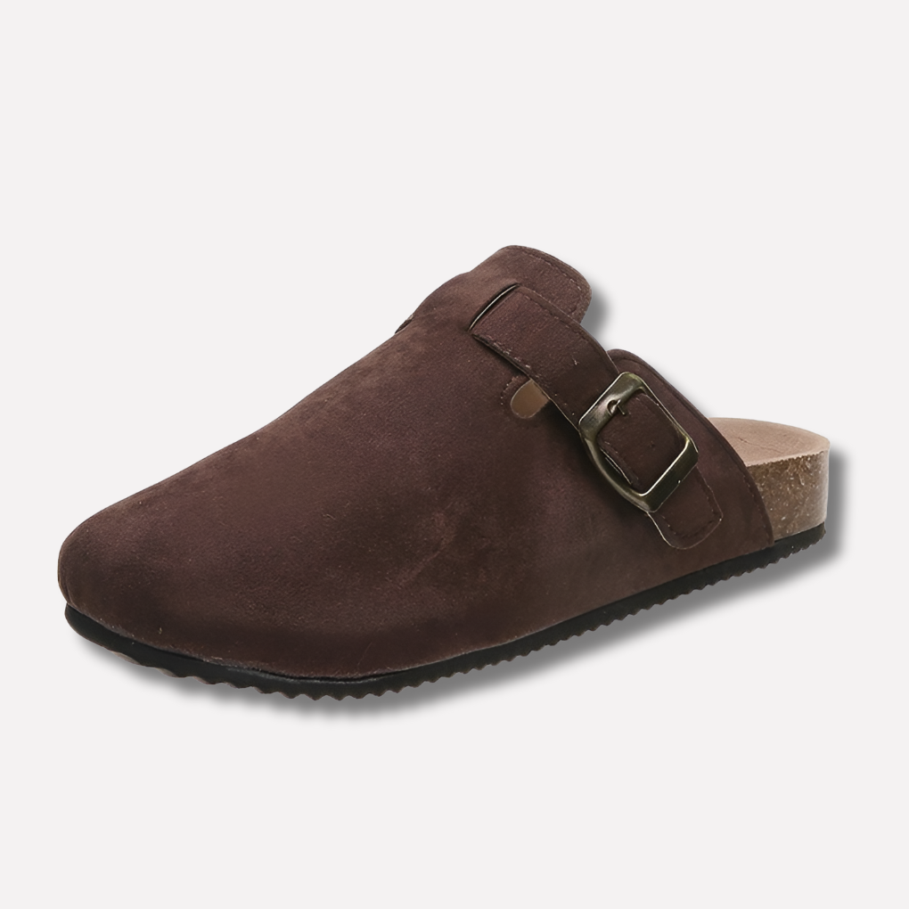Olvoria | Unisex Slip-On Clogs with Buckle Detail