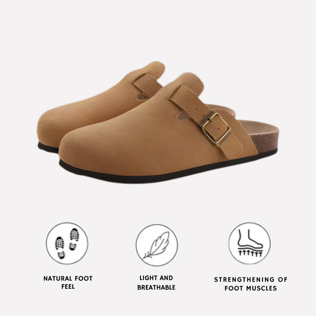 Olvoria | Unisex Slip-On Clogs with Buckle Detail