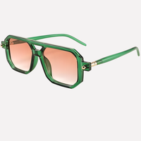 Olvoria | Gafas de sol aviador cuadradas unisex