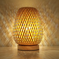 Olvoria | USB stolná lampa s tkaným dizajnom