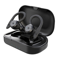 Olvoria | Auriculares deportivos inalámbricos Vega impermeables – 20 horas de reproducción | Bluetooth 5.0, IPX7 para natación y fitness