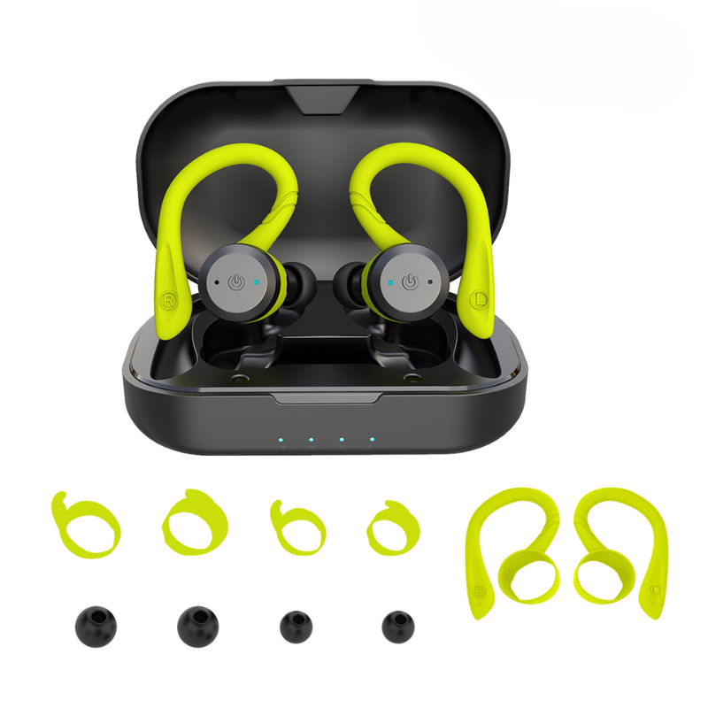 Olvoria | Vega Waterproof Wireless Sports Earbuds – 20 Hours Playtime | Bluetooth 5.0, IPX7 for Swimming & Fitness
