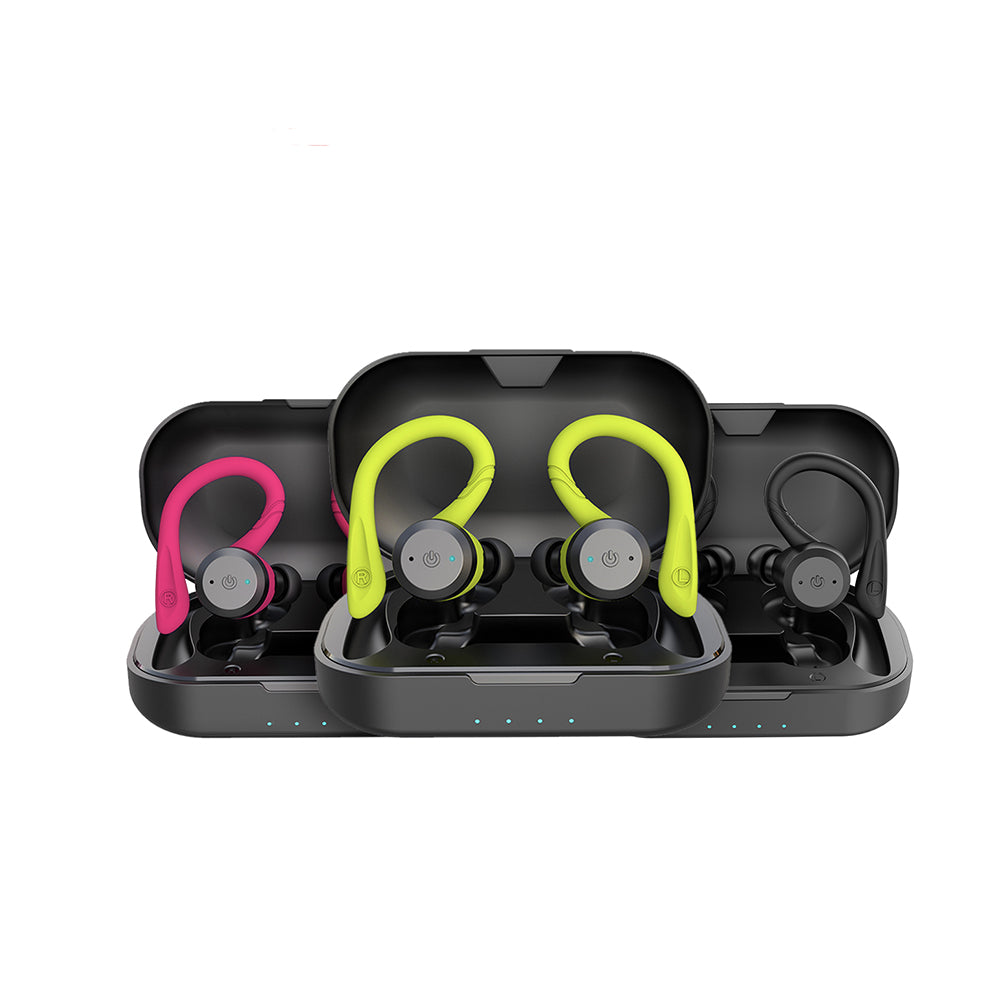 Olvoria | Vega Waterproof Wireless Sports Earbuds – 20 Hours Playtime | Bluetooth 5.0, IPX7 for Swimming & Fitness