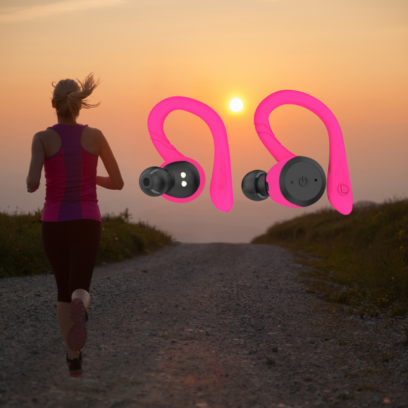Olvoria | Vega Waterproof Wireless Sports Earbuds – 20 Hours Playtime | Bluetooth 5.0, IPX7 for Swimming & Fitness