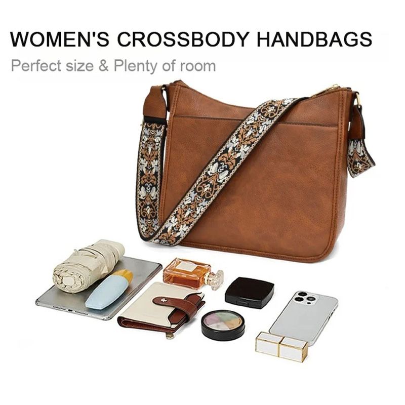 Olvoria | Versatile Leather Crossbody Bag for Women