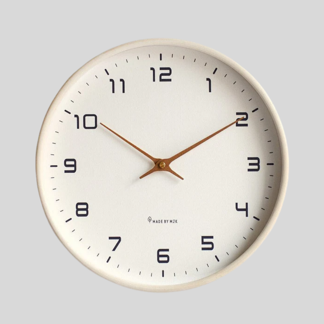 Olvoria | Wall Clock Minimalist Modern Silent Timepiece