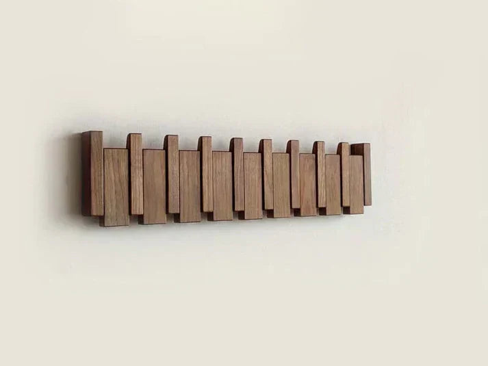 Olvoria | Wall Coat Rack with Piano Key Design