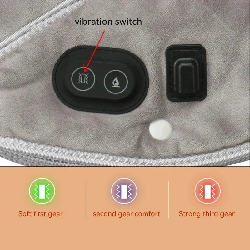 Olvoria | Warm Neck and Shoulder Massager USB Heating Pad with Vibration
