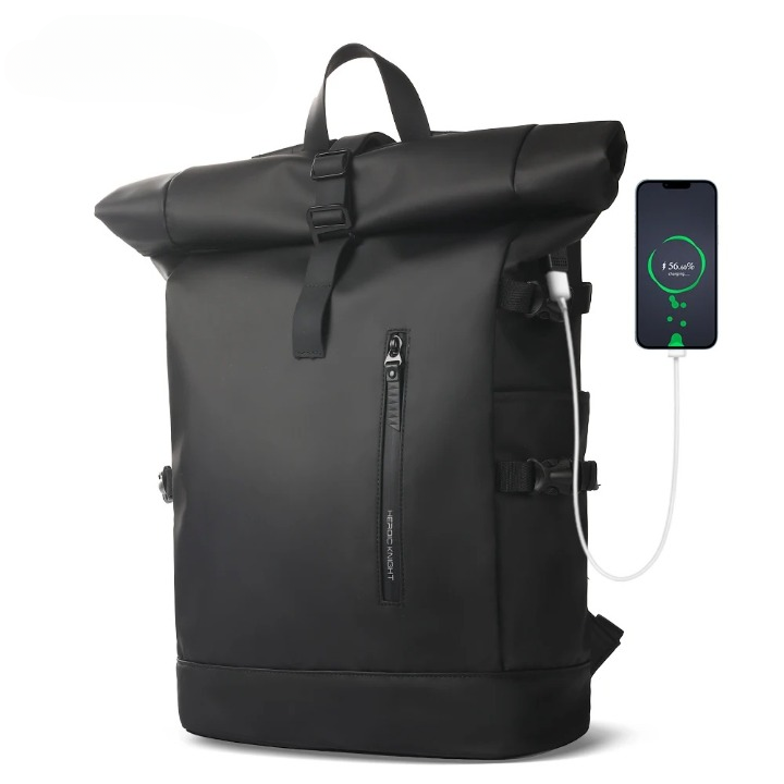 Olvoria | Waterproof Roll-Top Bike Backpack with Pannier Function